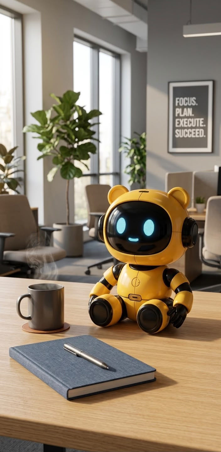 TRİBOT 4.0 akıllı robot — kutu ve içerik