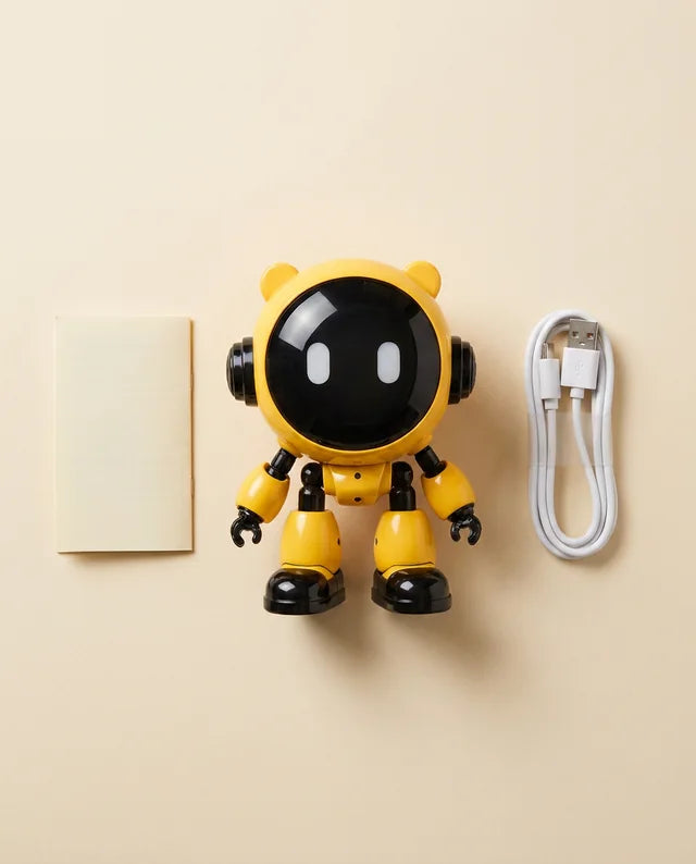 TRİBOT robotu, USB şarj kablosu ve kullanım kılavuzu