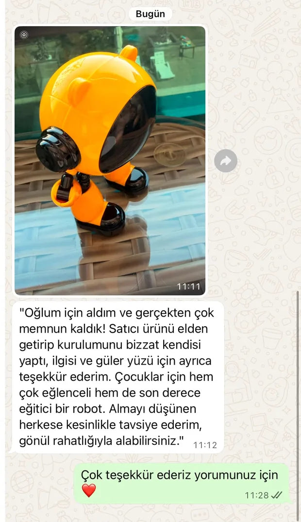 Demir A. — kurulum ve ürün hakkında — WhatsApp mesajı